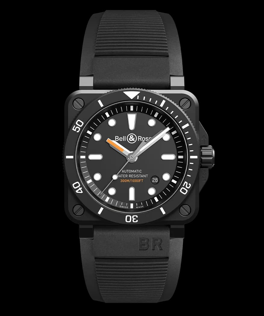 BR-03 diver black matte