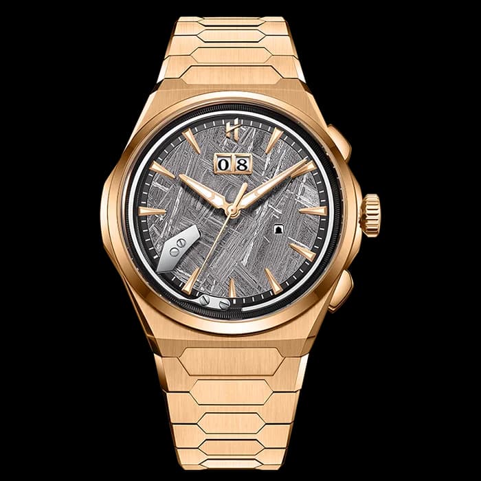 Sound Of Nature Muonionalusta Meteorite Dial Rose Gold Titanium Chiming Limited Edition Automatic Watch