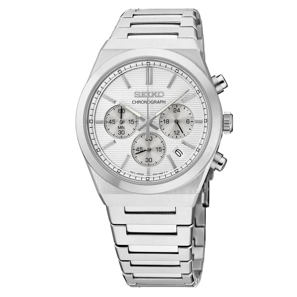 Seiko Essentials Sport Chronograph With Silver Dial #SSB451