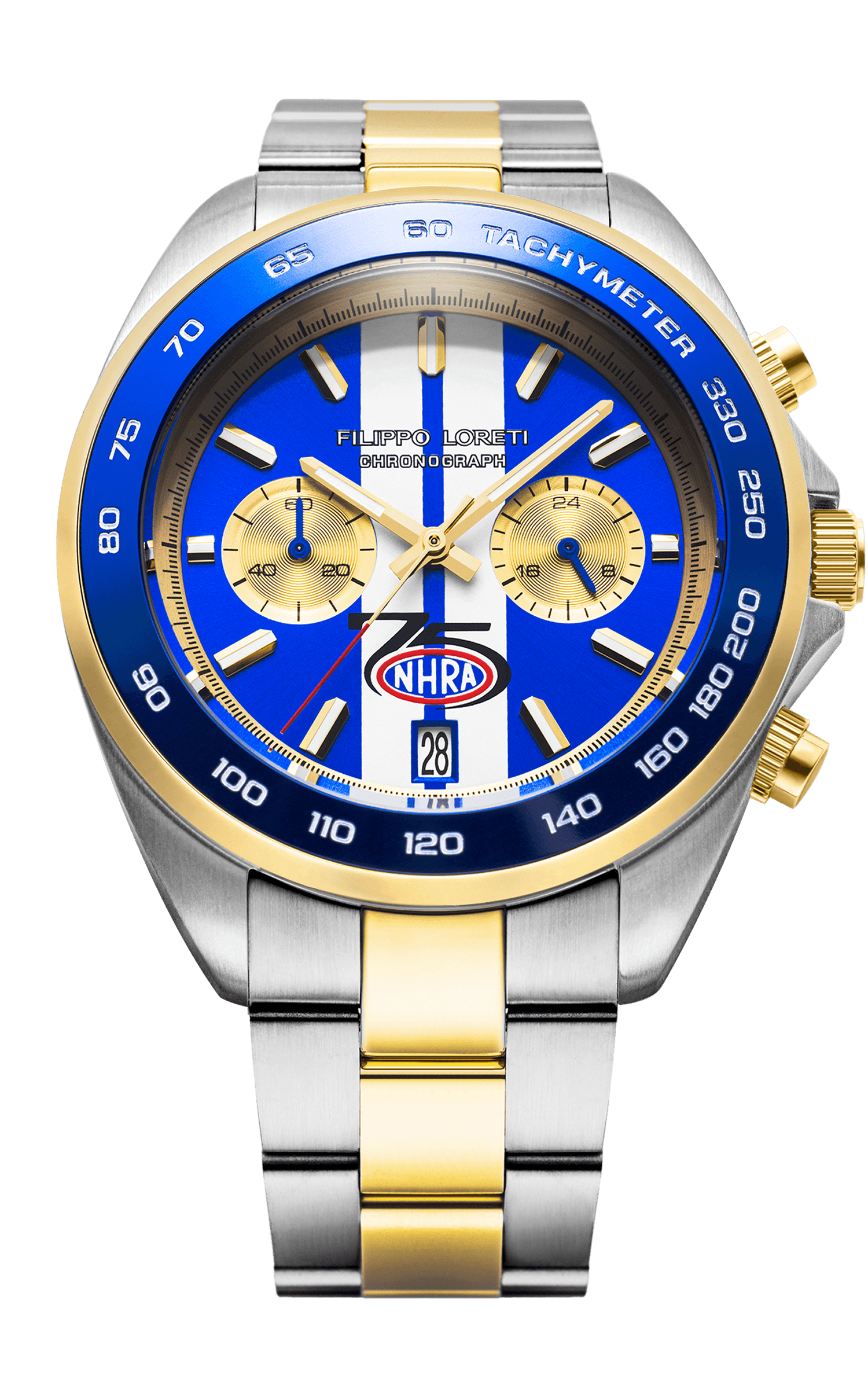 NHRA 75 White Stripes Chronograph