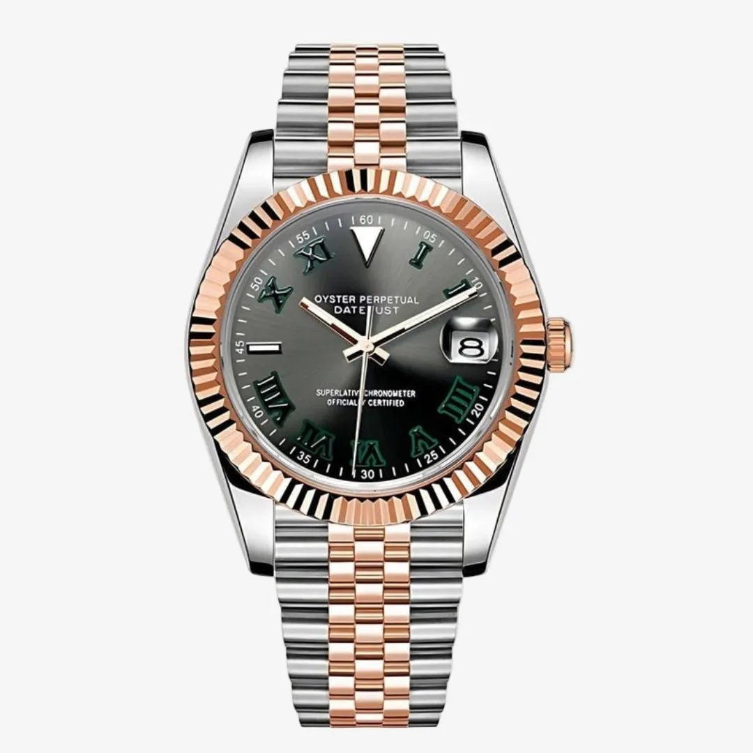 CUSTOM SEIKOJUST EDITION ROSE TWO-TONE WIMBLEDON JUBILEE MOD