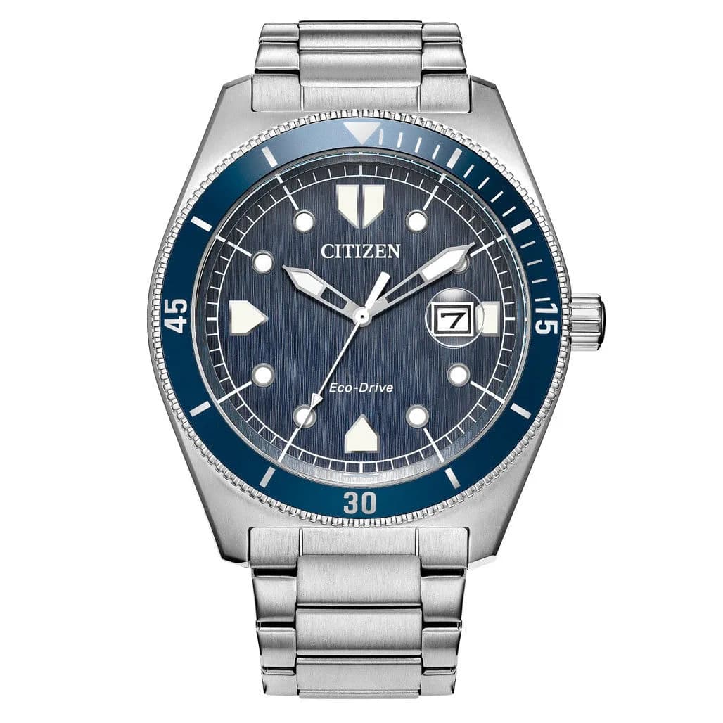Citizen Terra Force Eco-Drive With Blue Dial #AW1886-59L