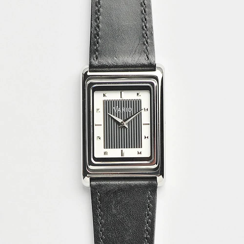 Vario Versa Reversible Single Time White Tuxedo Automatic Watch