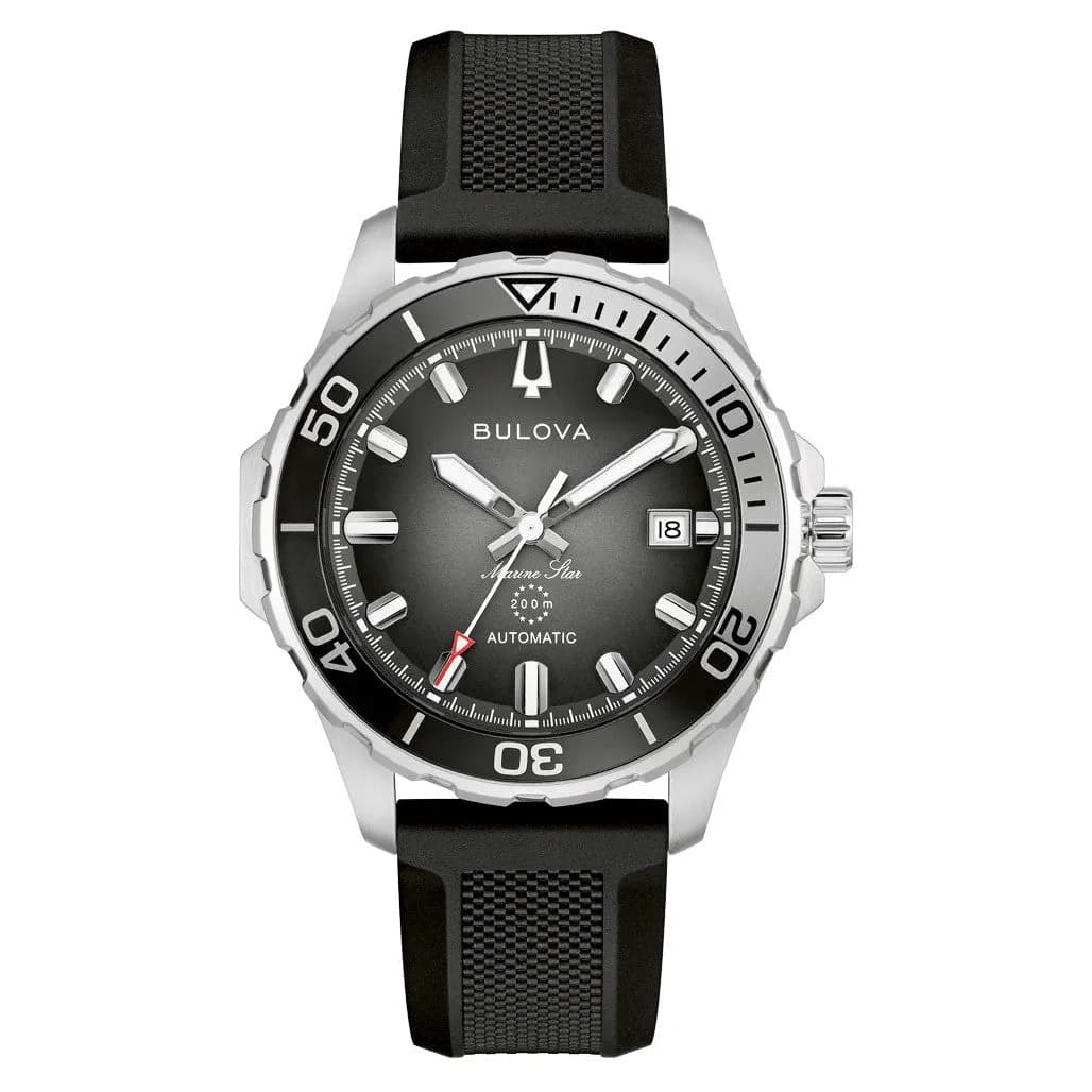 Bulova Marine Star Automatic Dive Watch In Black #98B465