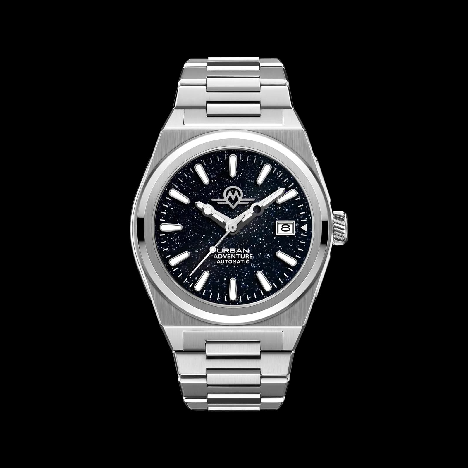 Monro Urban Adventure MUA-A5, Automatic, 40mm Stainless Steel, Aventurine Dial