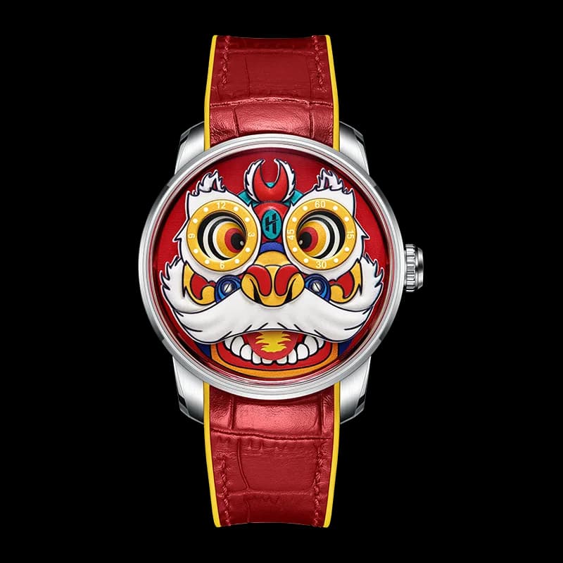 Fun Series Red Lion Dance Automatic Watch