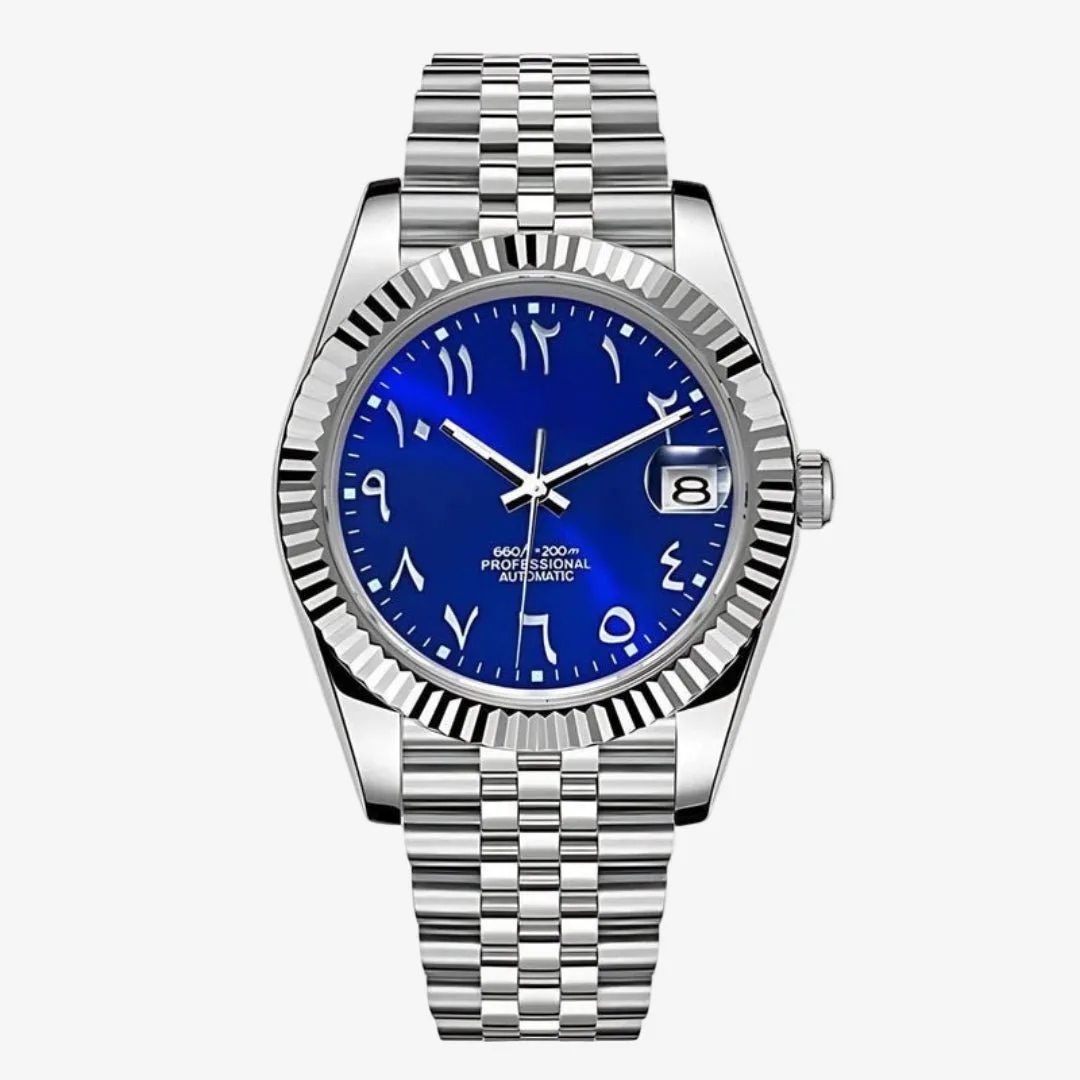 CUSTOM SEIKOJUST EDITION SILVER ARABIC OCEAN JUBILEE MOD