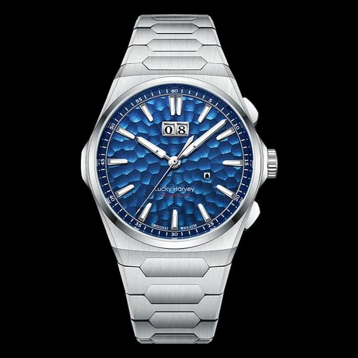 Sound Of Nature Big Date Ocean Blue Hammer Chiming Limited Edition Automatic Watch