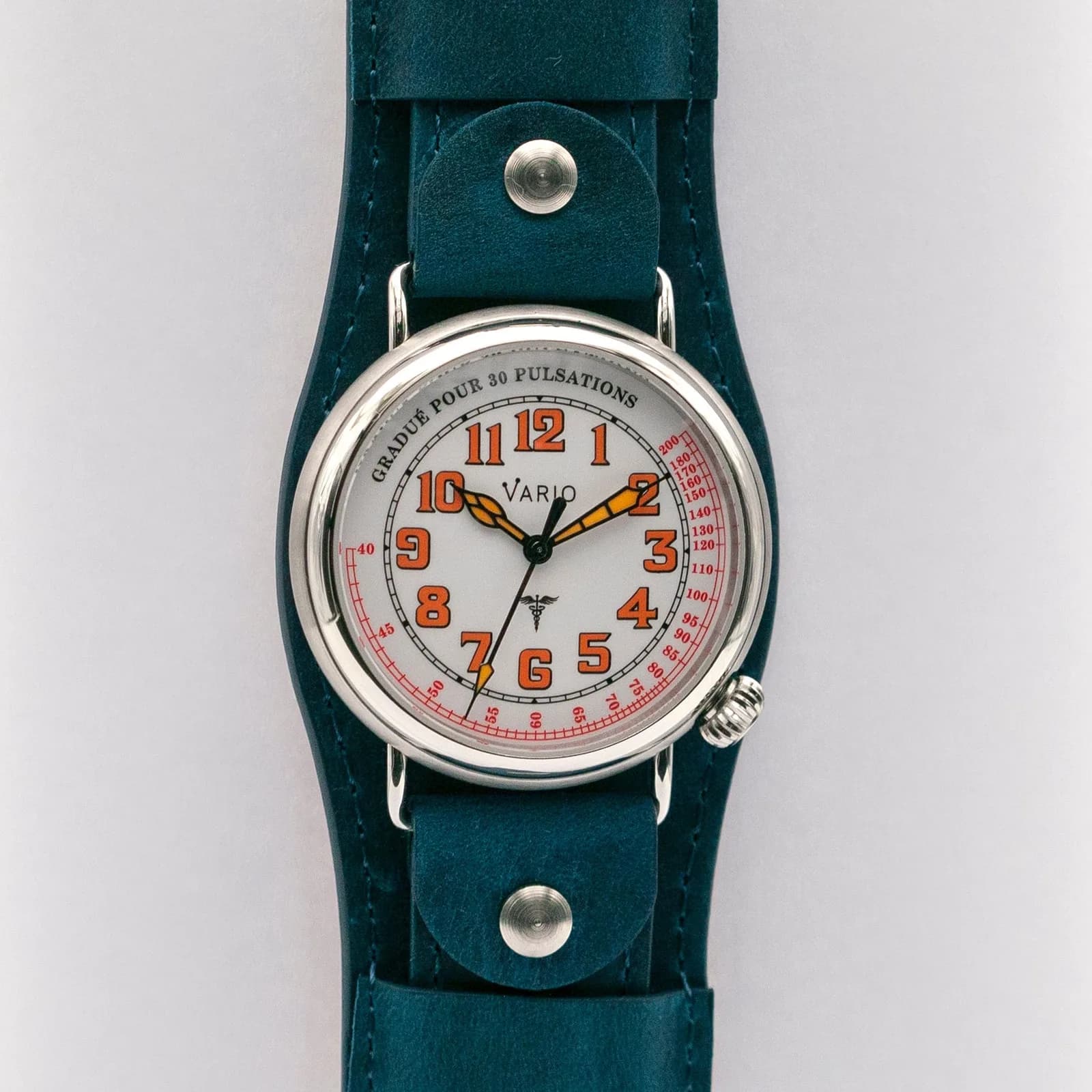 Vario 1918 Medic White Dial With Orange Lume