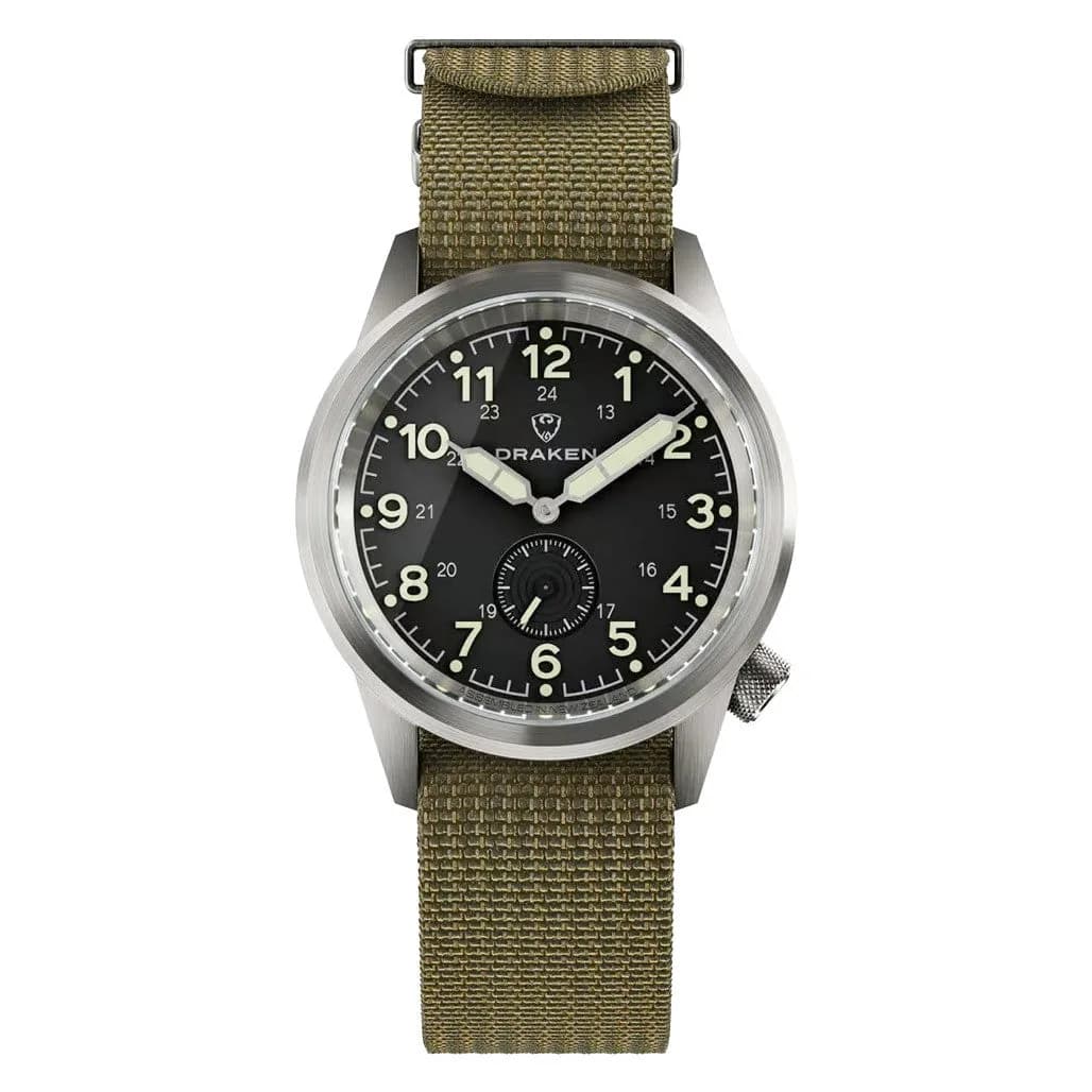 Draken Aoraki 'Recce' Watch With Black Dial #DKN-02