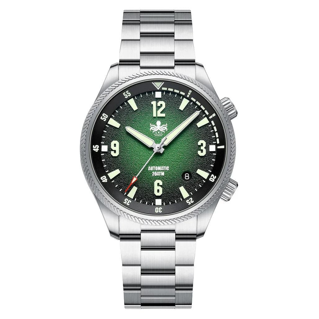 Phoibos Storm Corsair Automatic Diver With Green Dial #PY063A