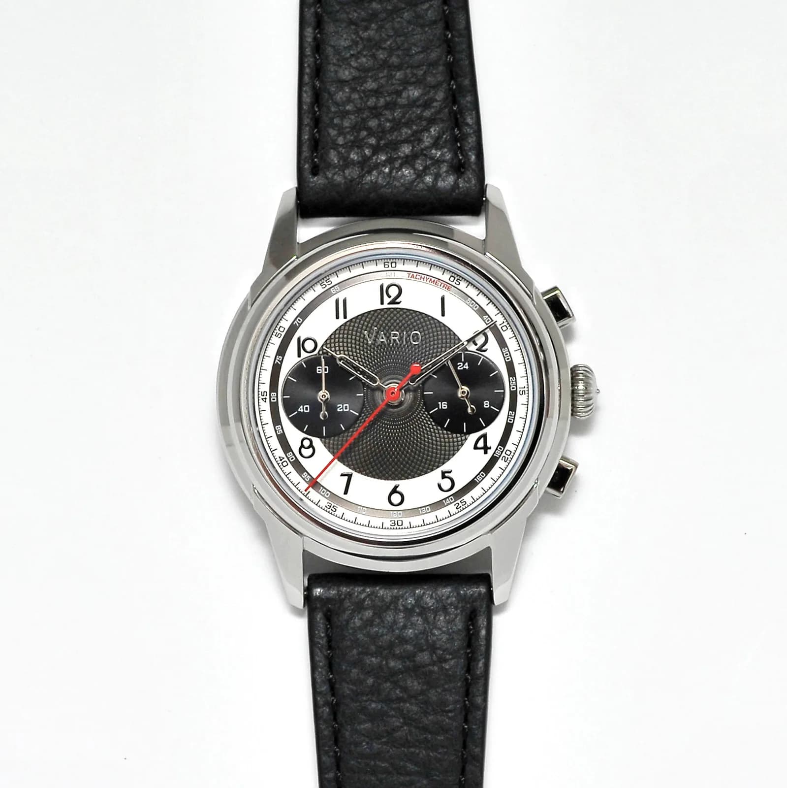 Vario Empire Black Tuxedo Tachymètre MecaQuartz Chronograph Watch