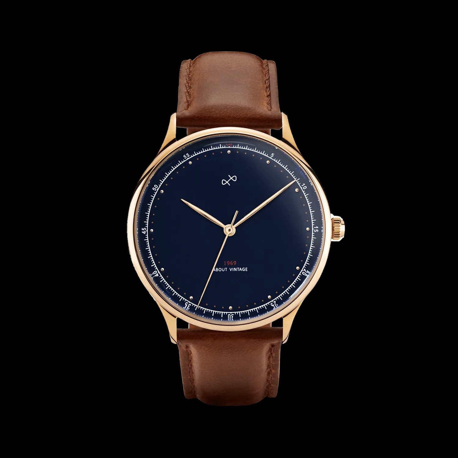 1969 Vintage, Gold / Midnight Blue - Special Edition – 39mm