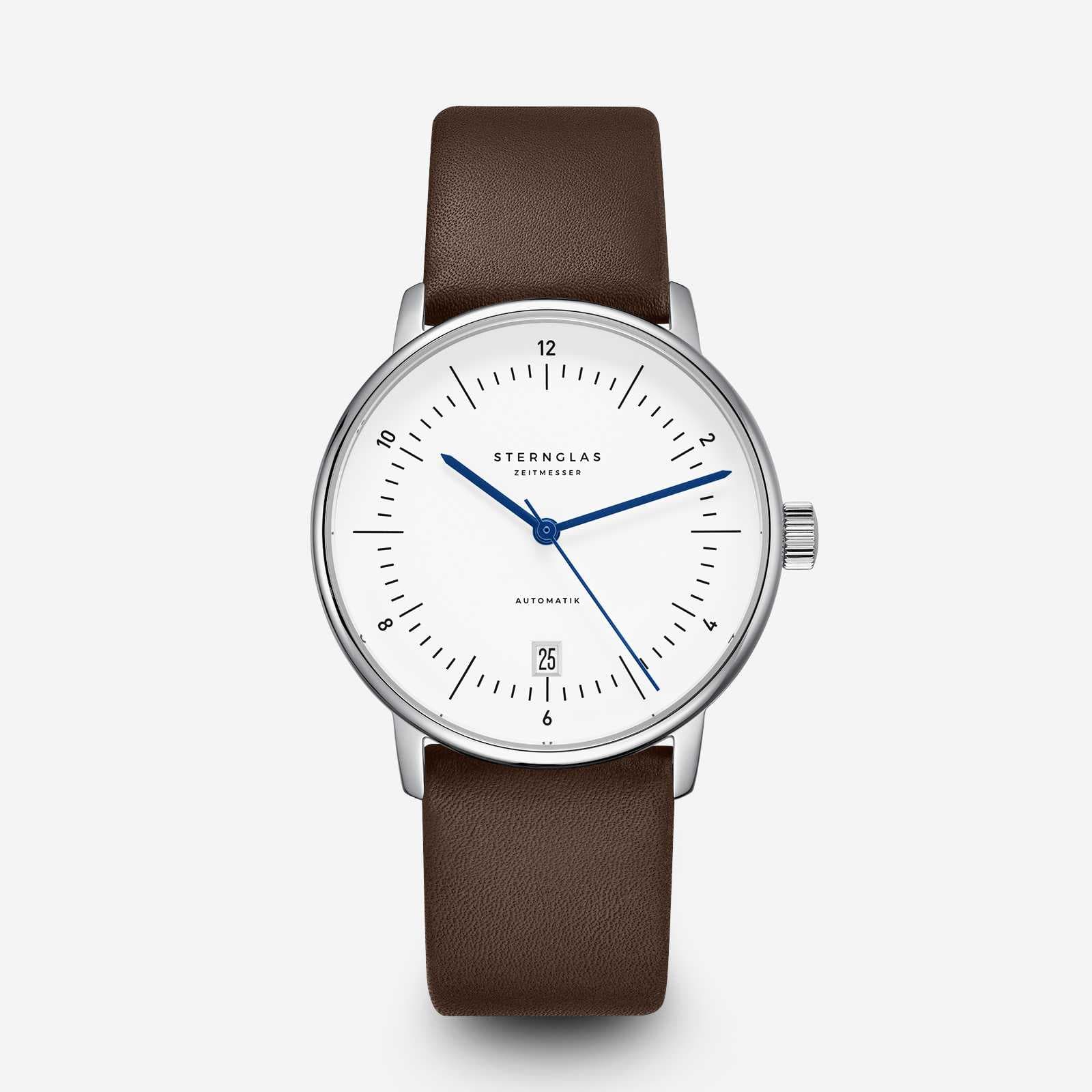 Naos Automatik weiß silber