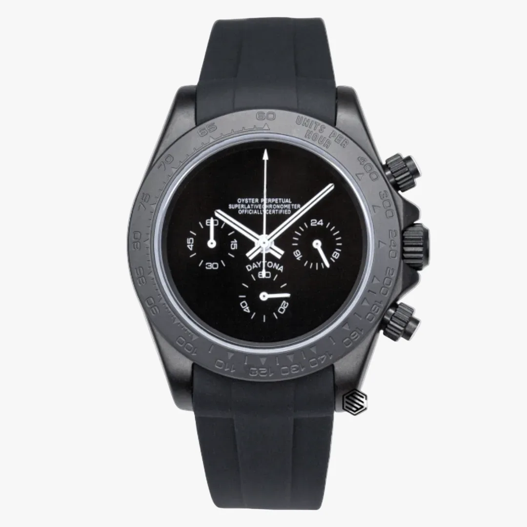 CUSTOM SEITONA CHRONOGRAPH MOD SHADOW JAGUAR EDITION
