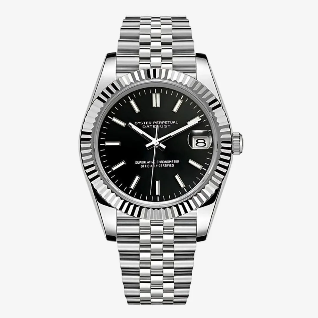 CUSTOM SEIKOJUST EDITION CLASSIC BLACK MIDNIGHT JUBILEE MOD
