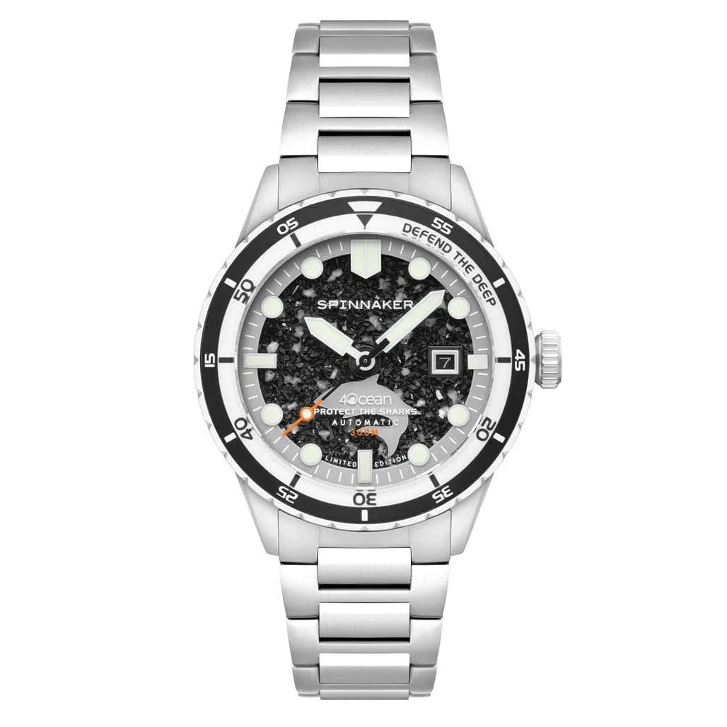 Spinnaker 4ocean Limited Edition Hass Watch With Shark Dial #SP-5172-22