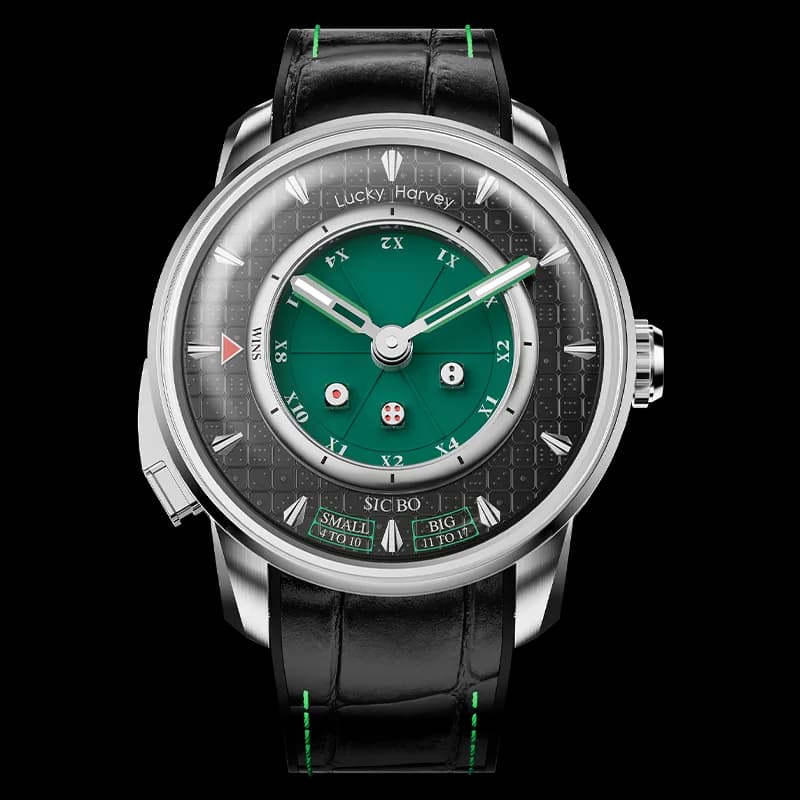 Casino Series Green Sic Bo Automatic Watch