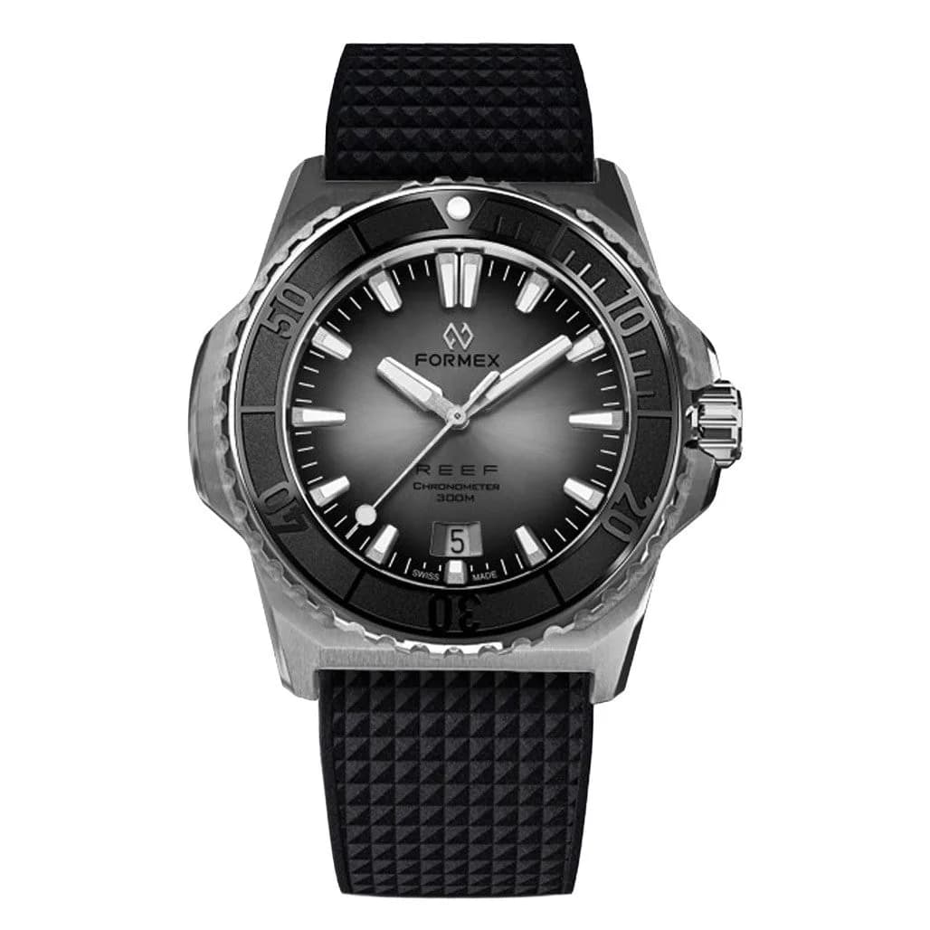 Formex Reef GMT Chronometer Dive Watch With Gilt Black Dial And Bezel #2201.1.6341.910