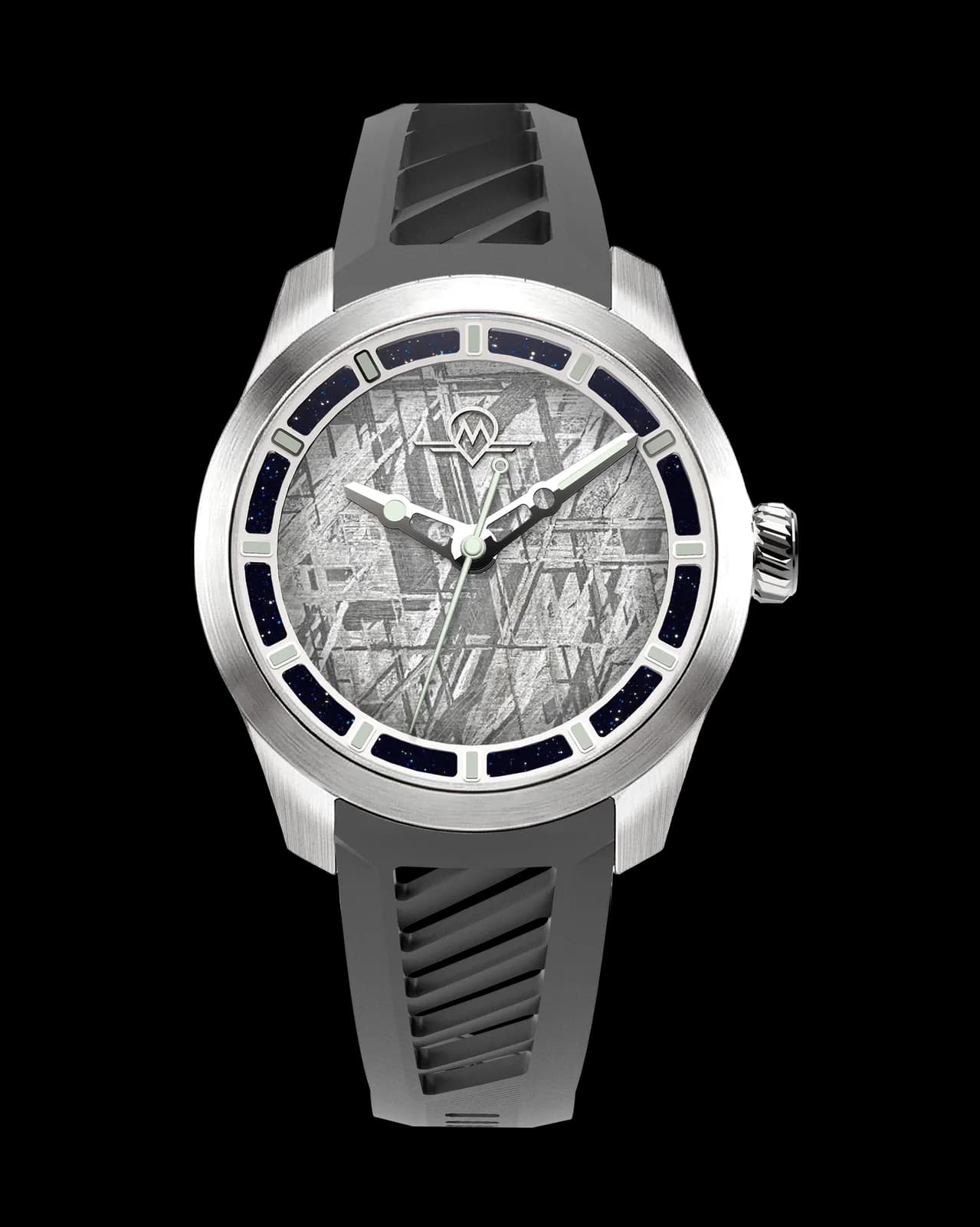 Monro Luna Adventure MLA-MER Meteorite Dial, 9039 Automatic Watch, 39mm Epdm Rubber