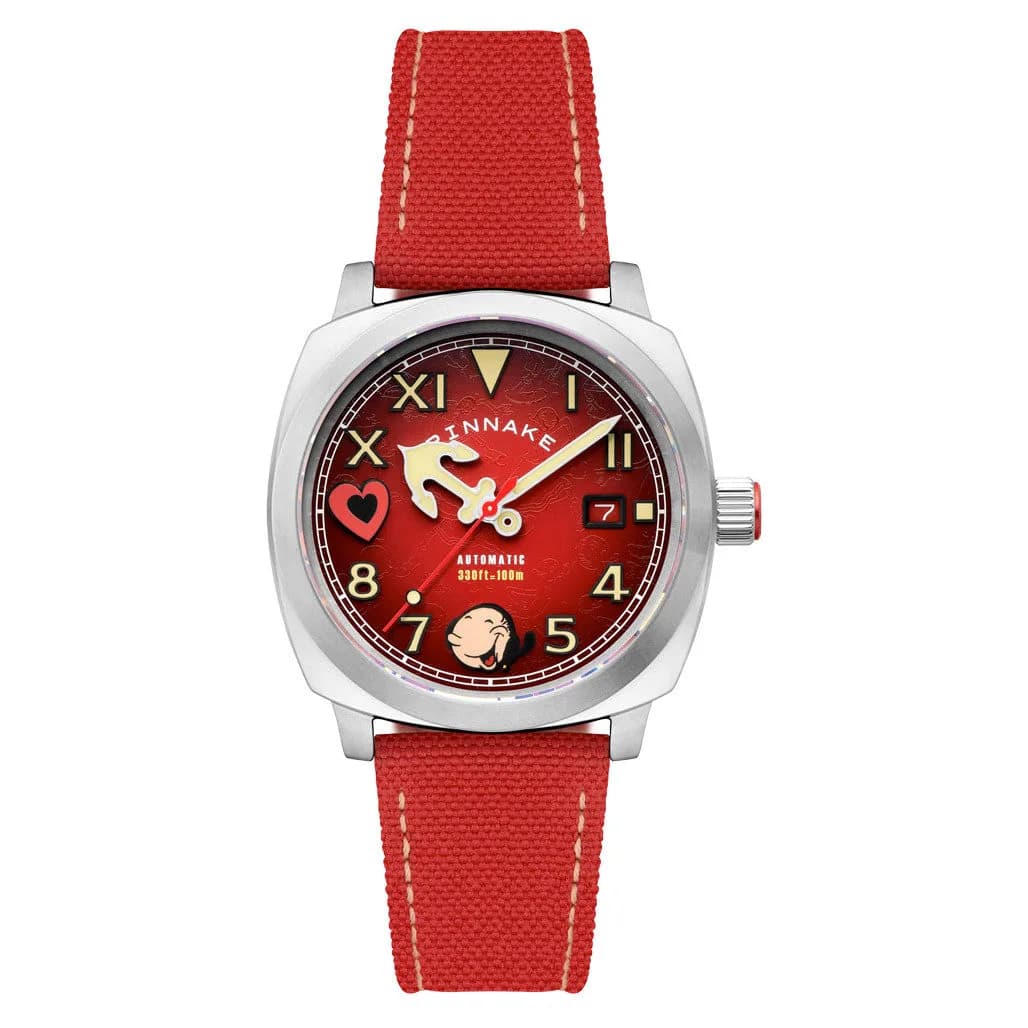 Spinnaker Hull California Dial Popeye Sailors And Sweethearts LE Watch In Red #SP-5169-02