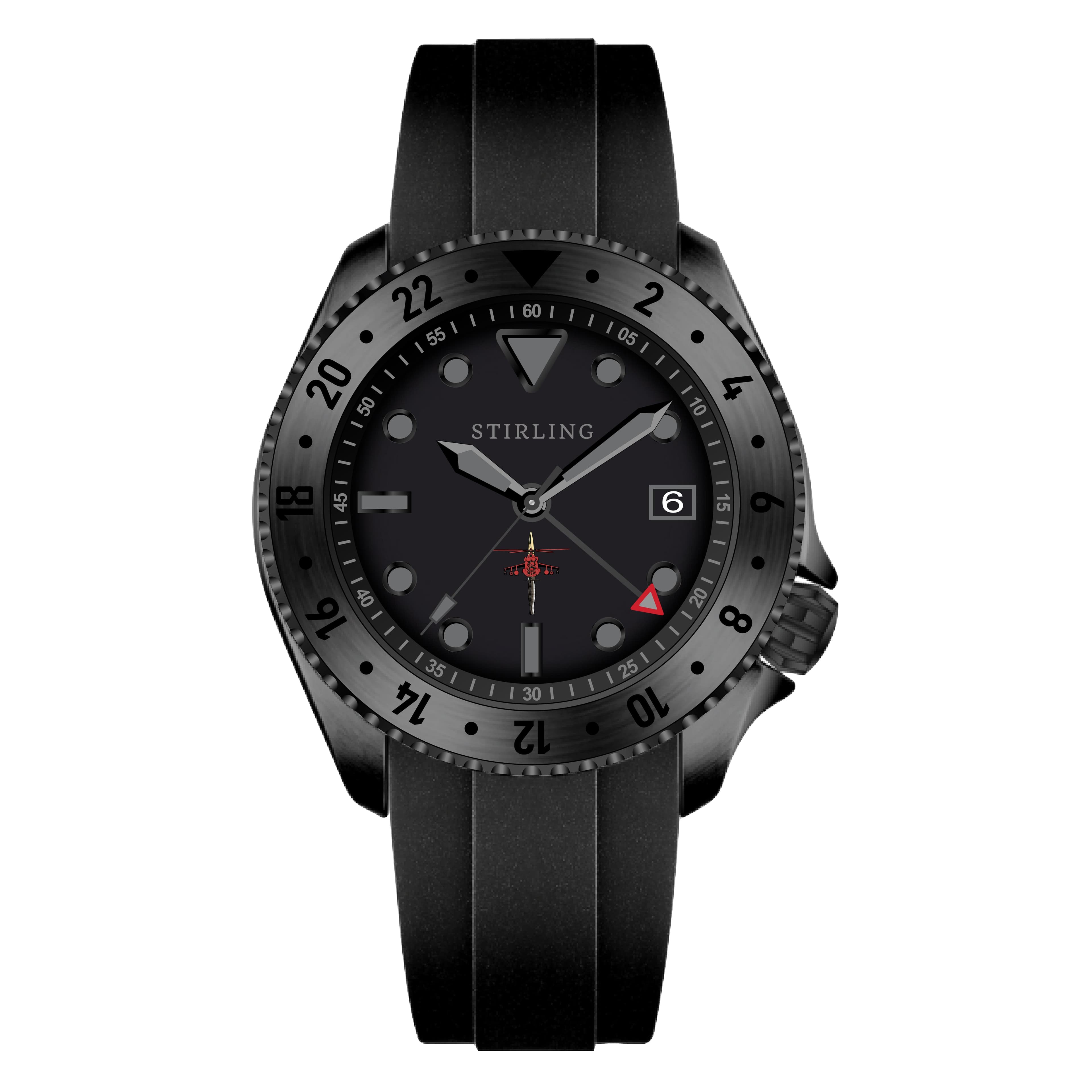 Air Defence Troop - Royal Marines x Durrant Quartz GMT - Black