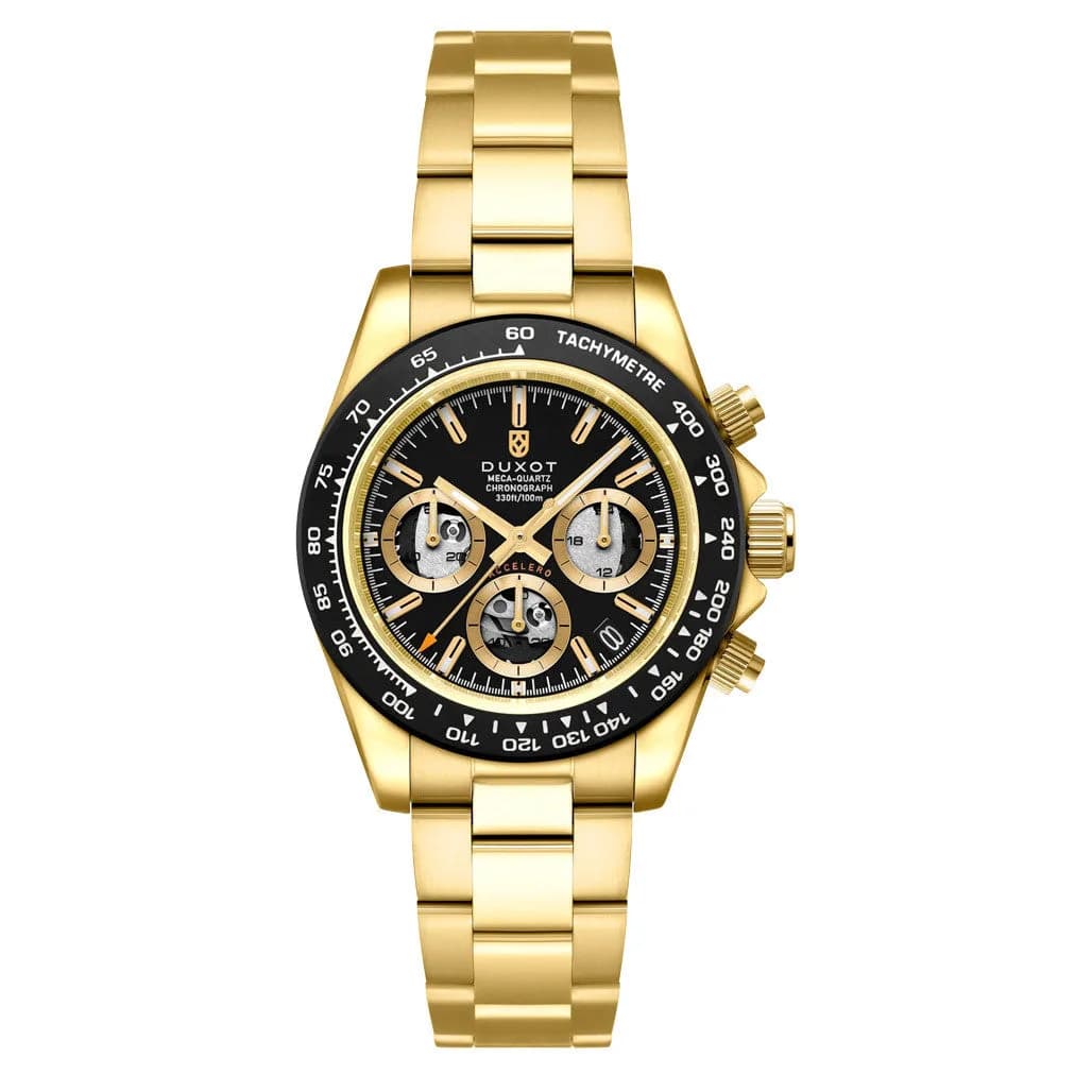 Duxot Accelero Chronograph Skeleton Edition Dark Opulence #DX-2065-EE