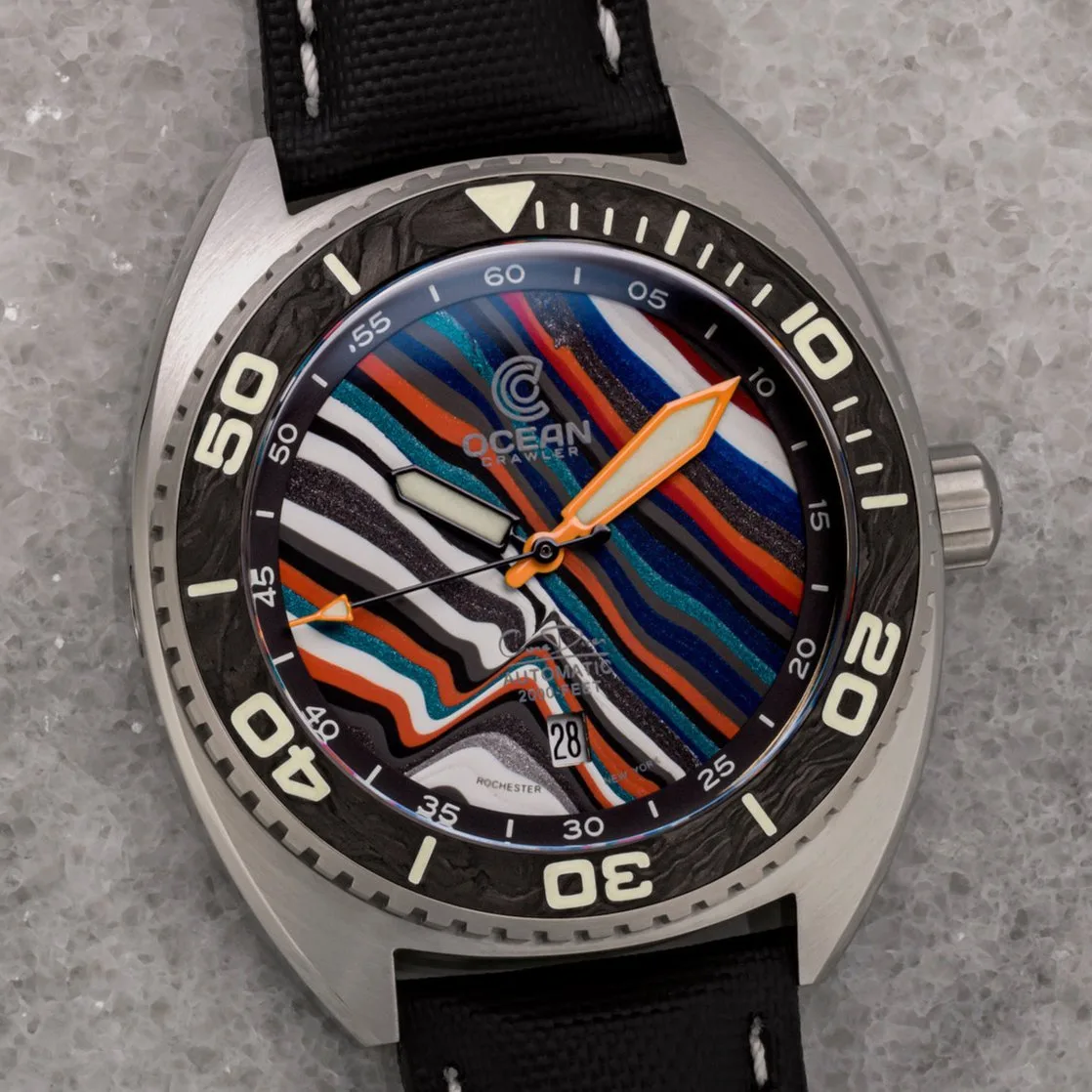 Ocean Crawler Core Diver - Fordite - Unique piece - Motor City Maverick