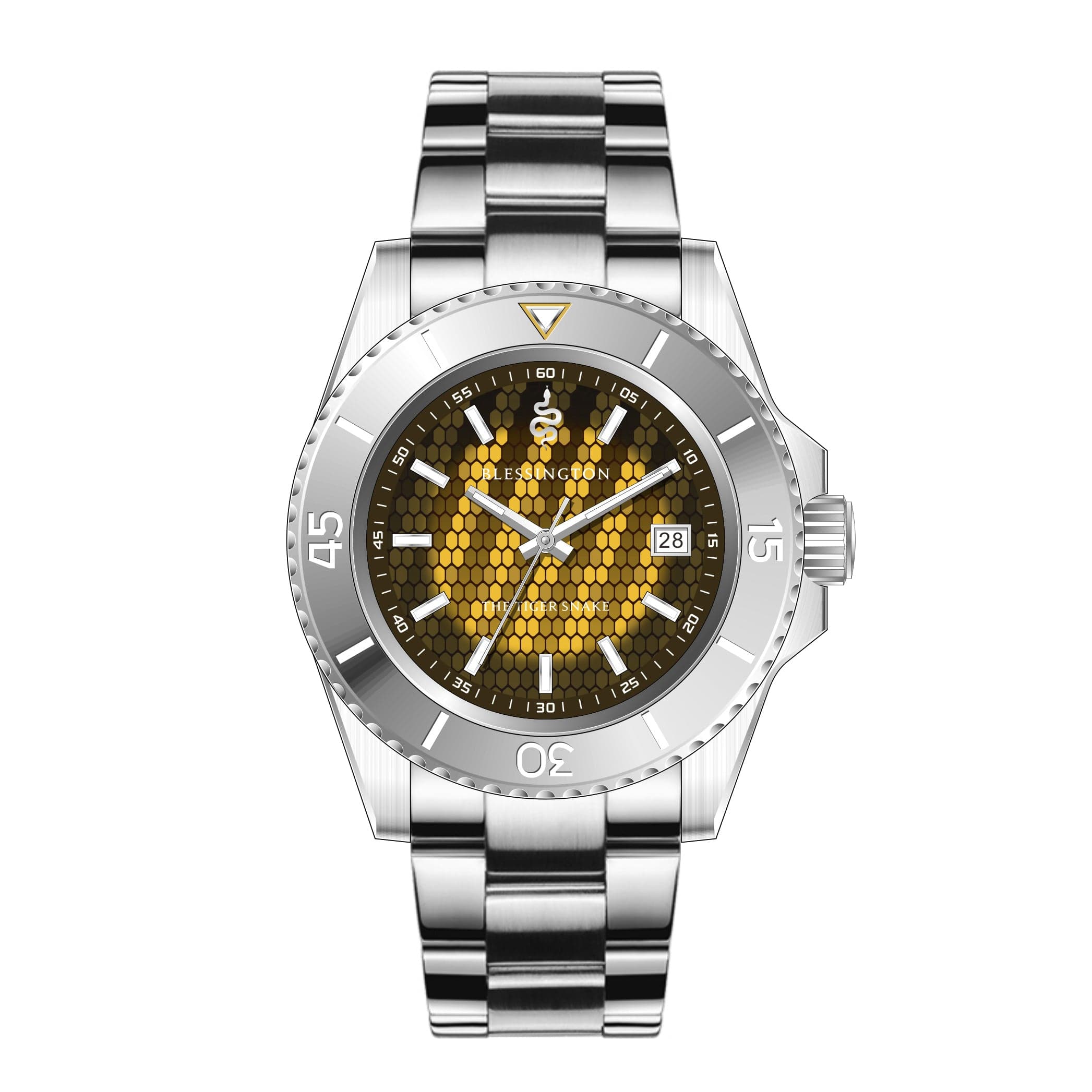 The Tiger Snake - Tungsten 42mm