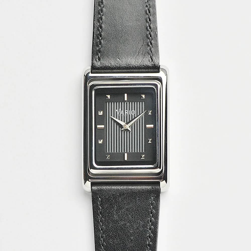Vario Versa Reversible Single Time Black Tuxedo Automatic Watch