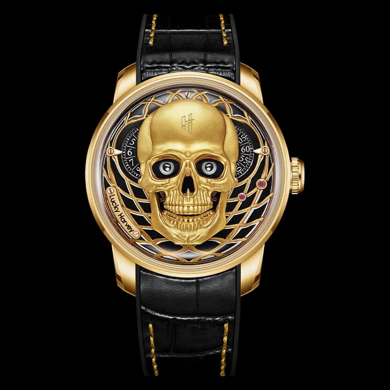 Craftsmanship Series Gold Skull Limited Edition Automatic Watch