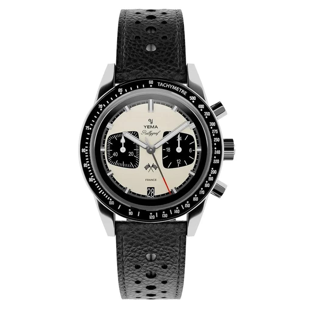 Yema Rallygraf Meca-Quartz Panda Chronograph #Yema-16