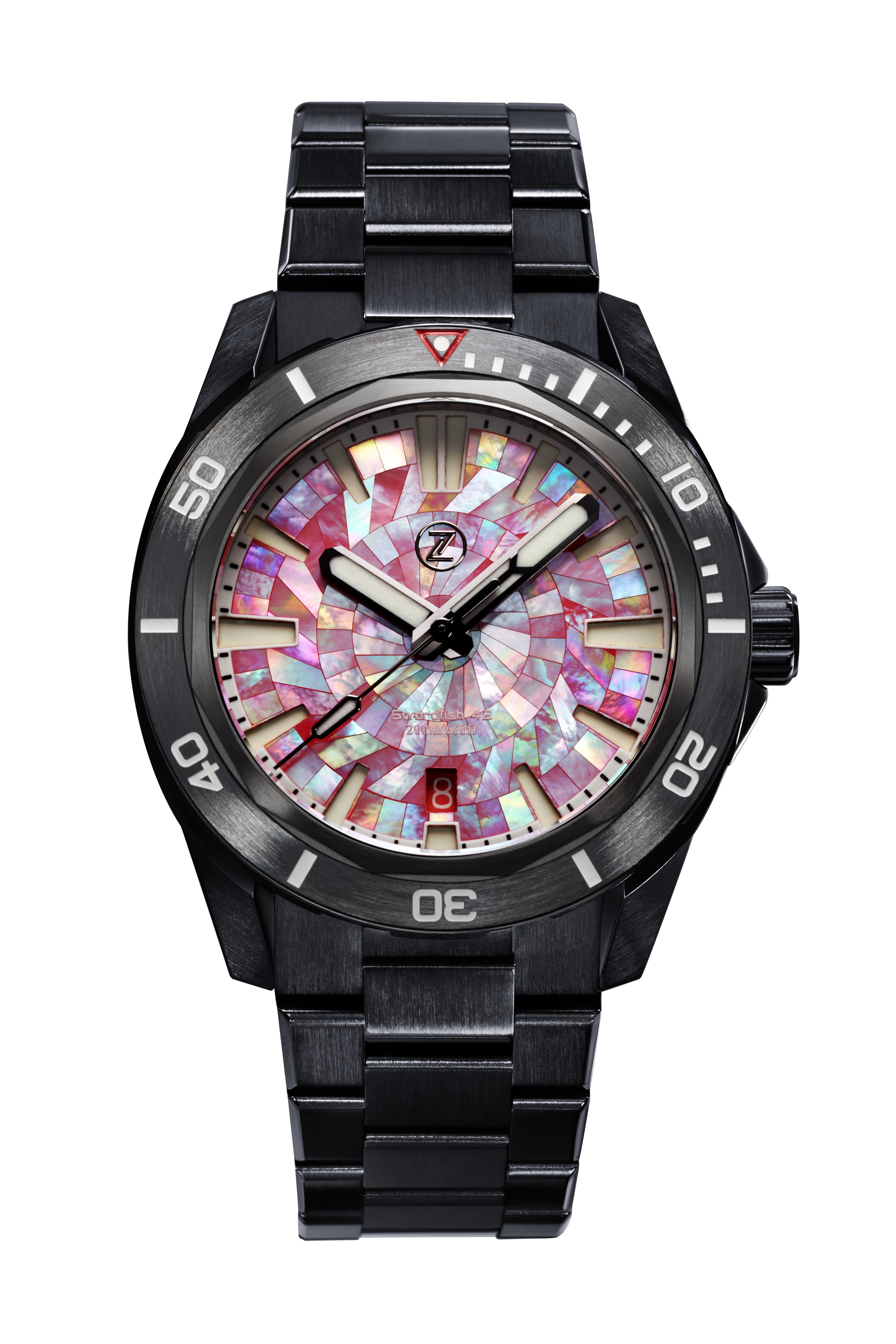 Swordfish 42mm DLC 'Scarlet'