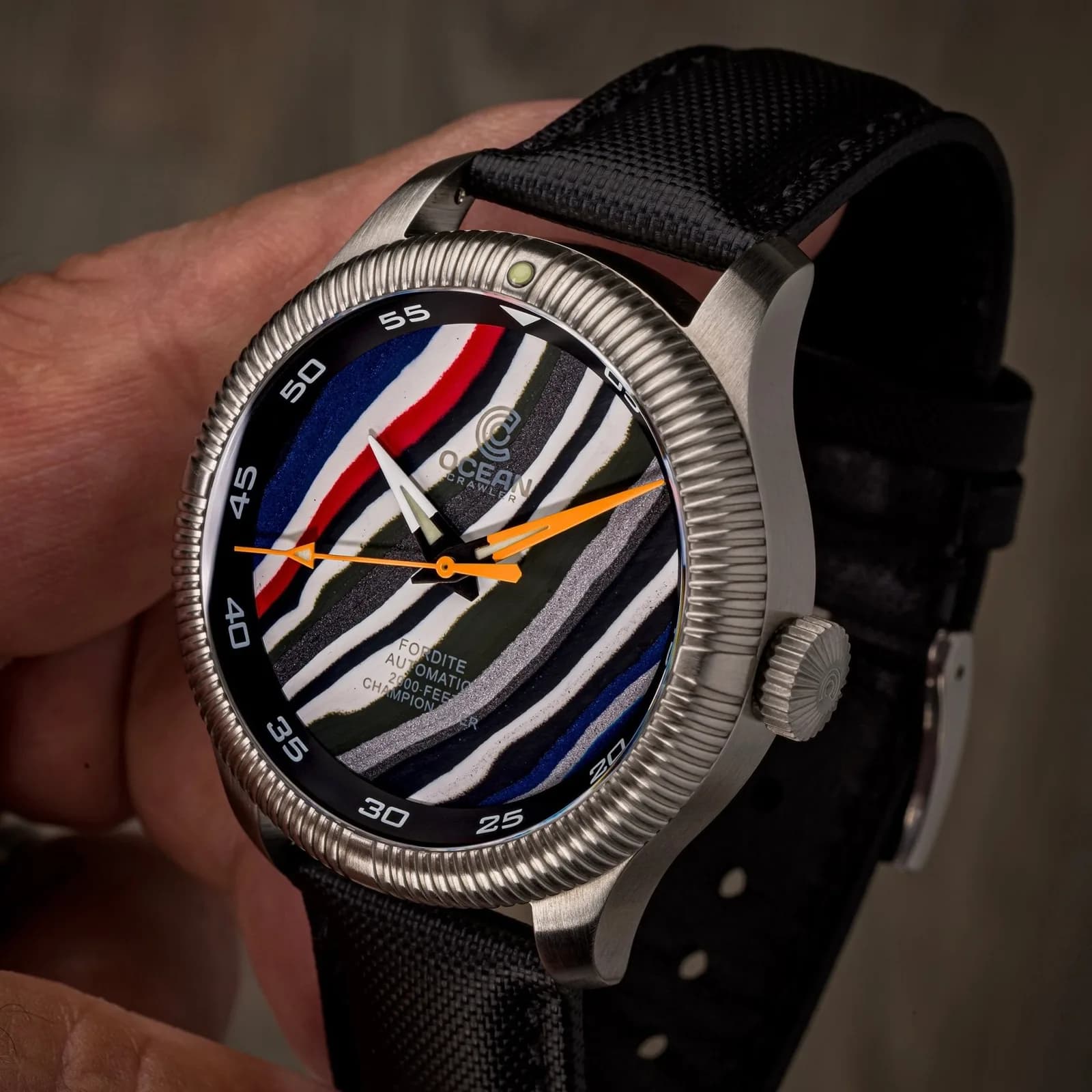 Champion Diver - Fordite - Unique Piece - Nitro Layers