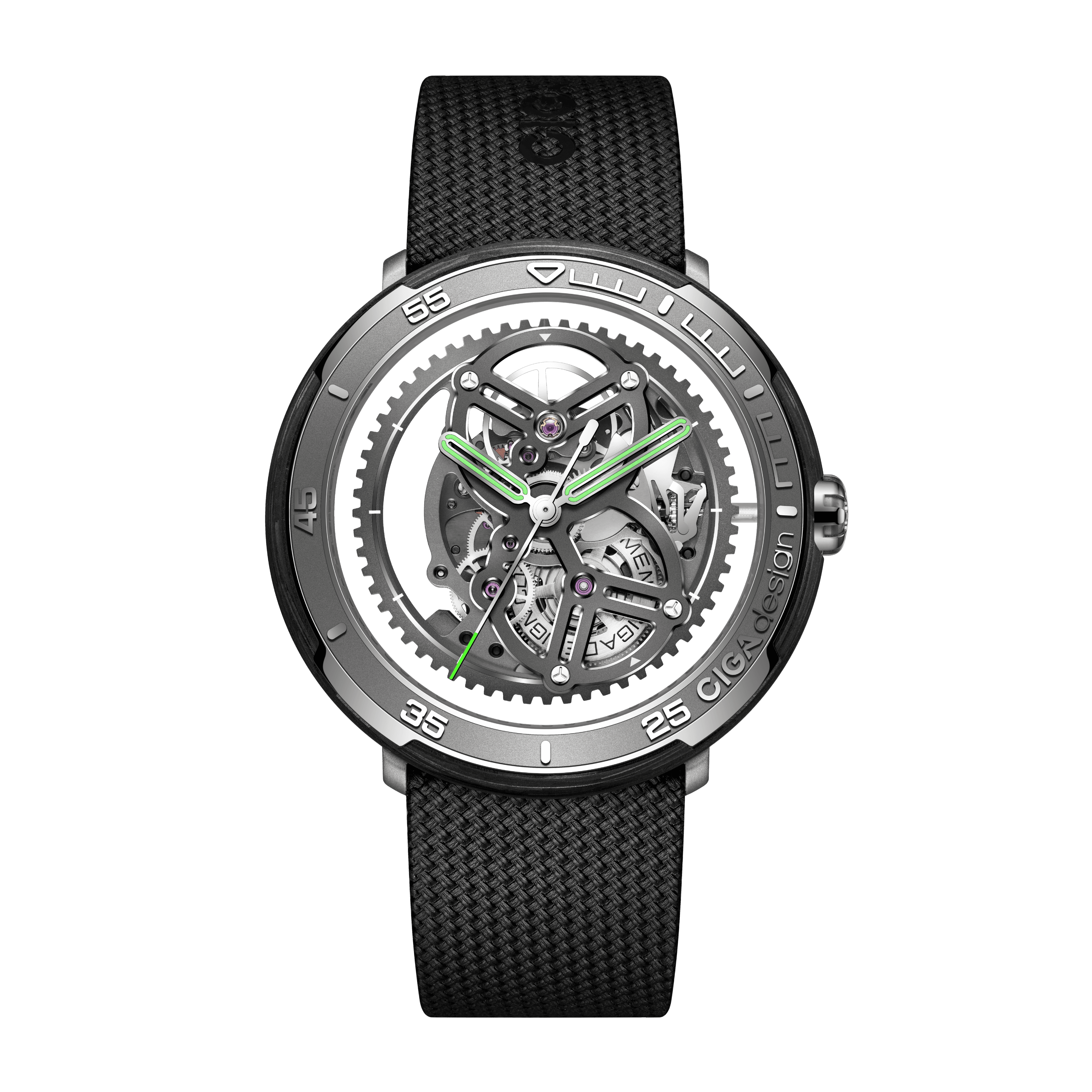 CIGA design RACING-INSPIRED AUTOMATIC SKELETON WATCH VECTOR