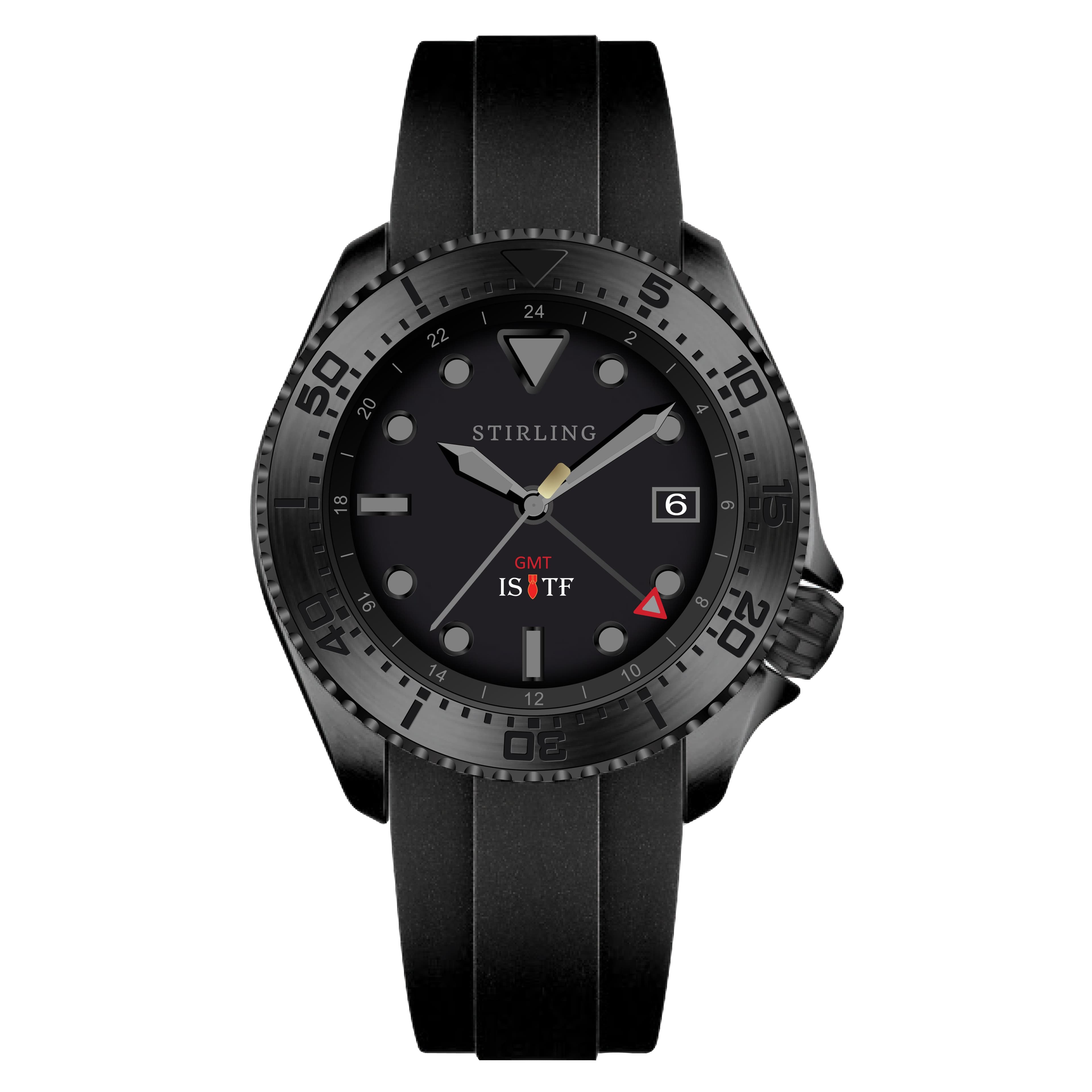 EOD1 x Durrant Quartz GMT - Black