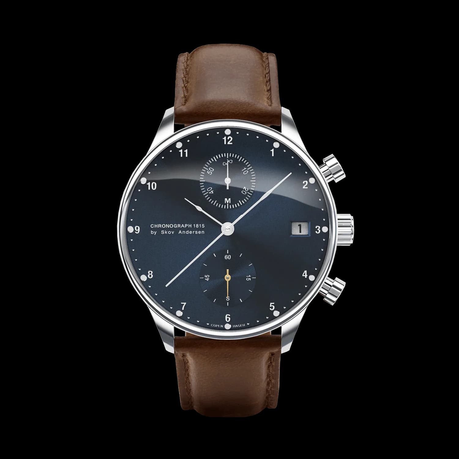 1815 Chronograph, Steel / Blue Sunray