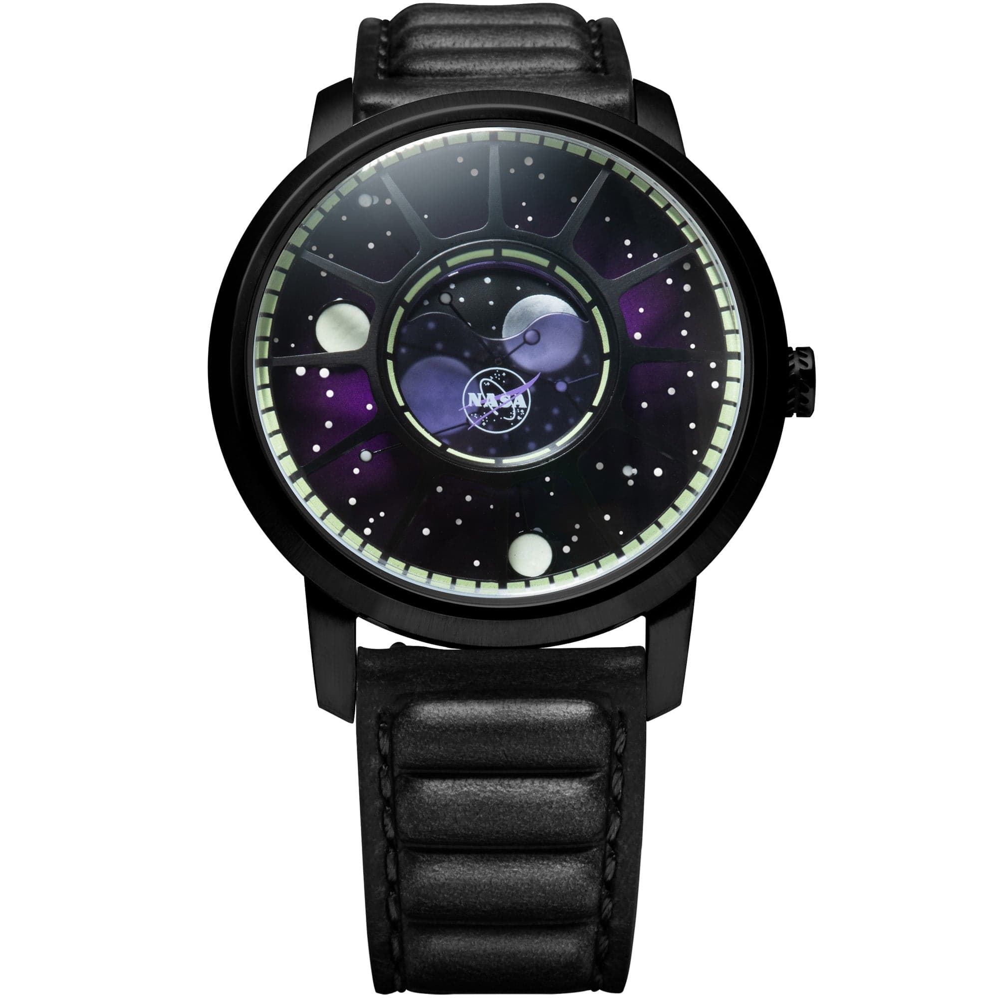 NASA Apollo 15 Moonphase Deep Space Purple