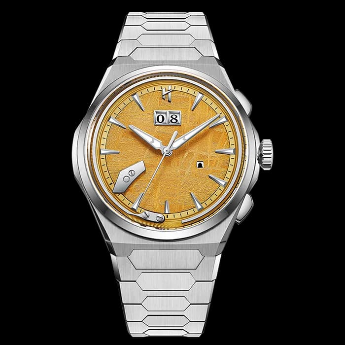 Sound Of Nature Muonionalusta Meteorite Dial Yellow Titanium Chiming Limited Edition Automatic Watch
