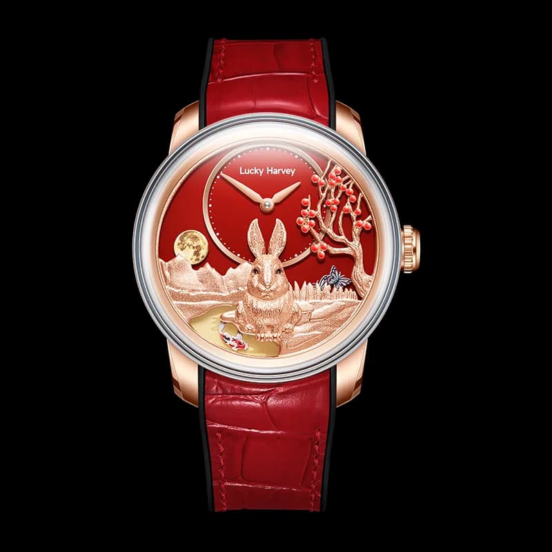 Craftsmanship Series Rose Gold Rabbit Limited Edition Automatic Watch