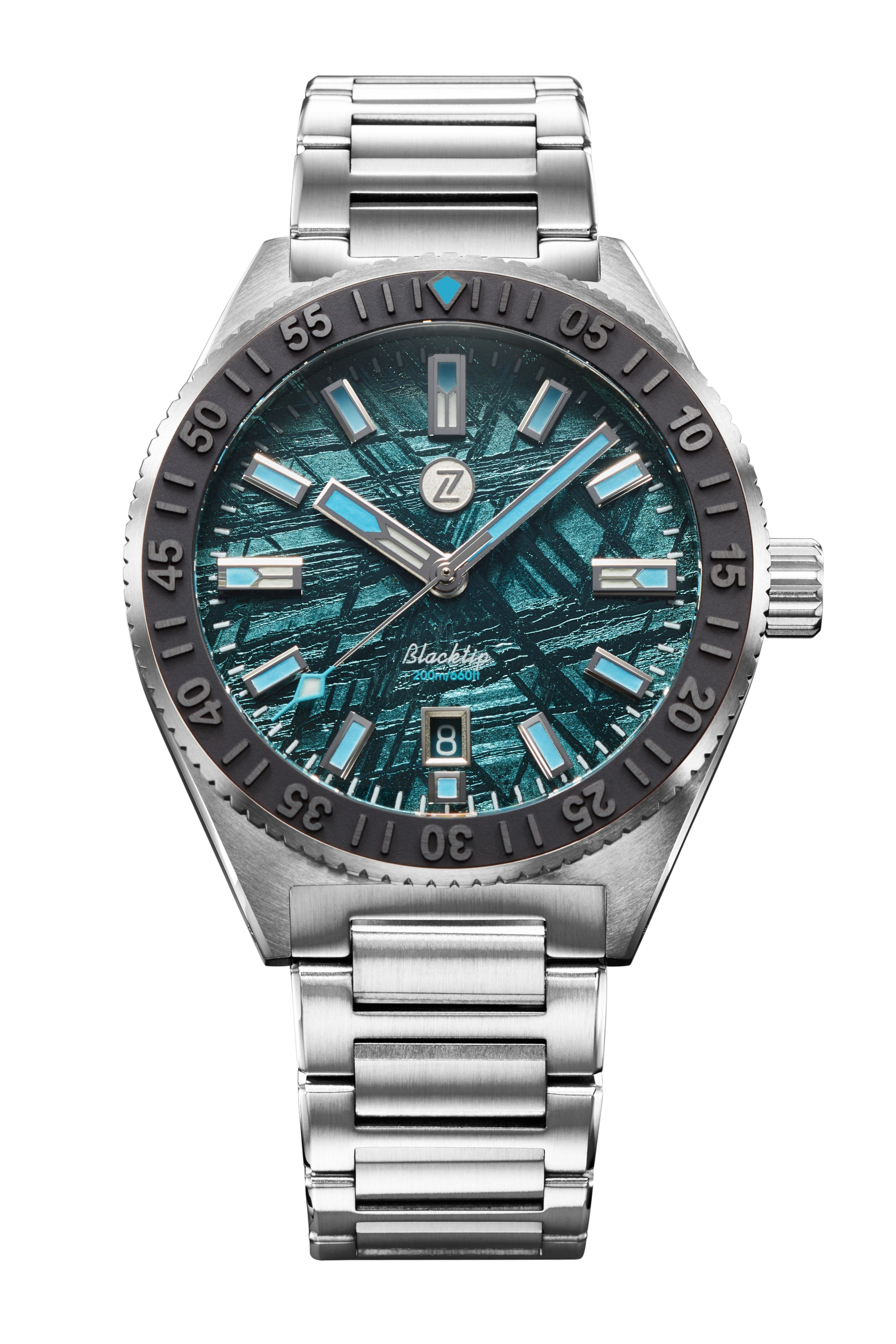 Blacktip 41mm SS Teal Meteorite