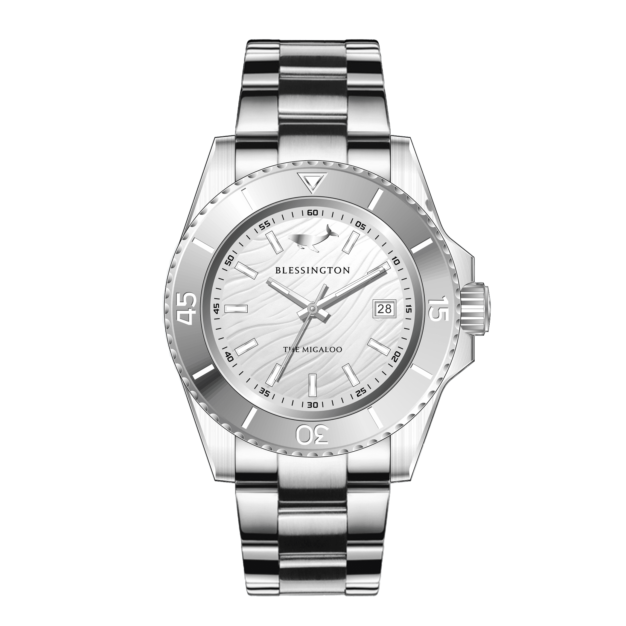 The Migaloo - Tungsten 42mm