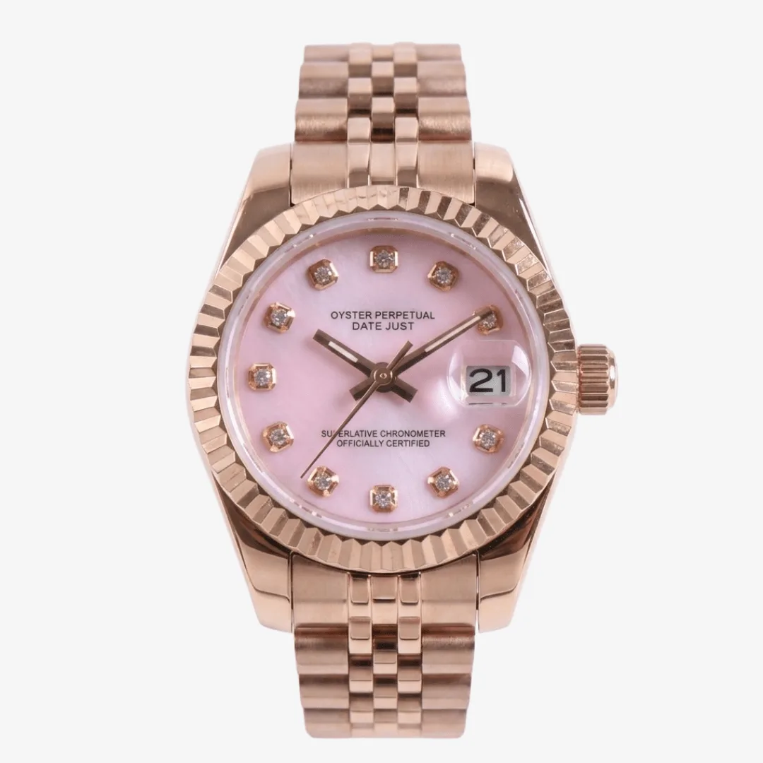 CUSTOM LADIES SEIKOJUST EDITION ROSE ECLAT MOD