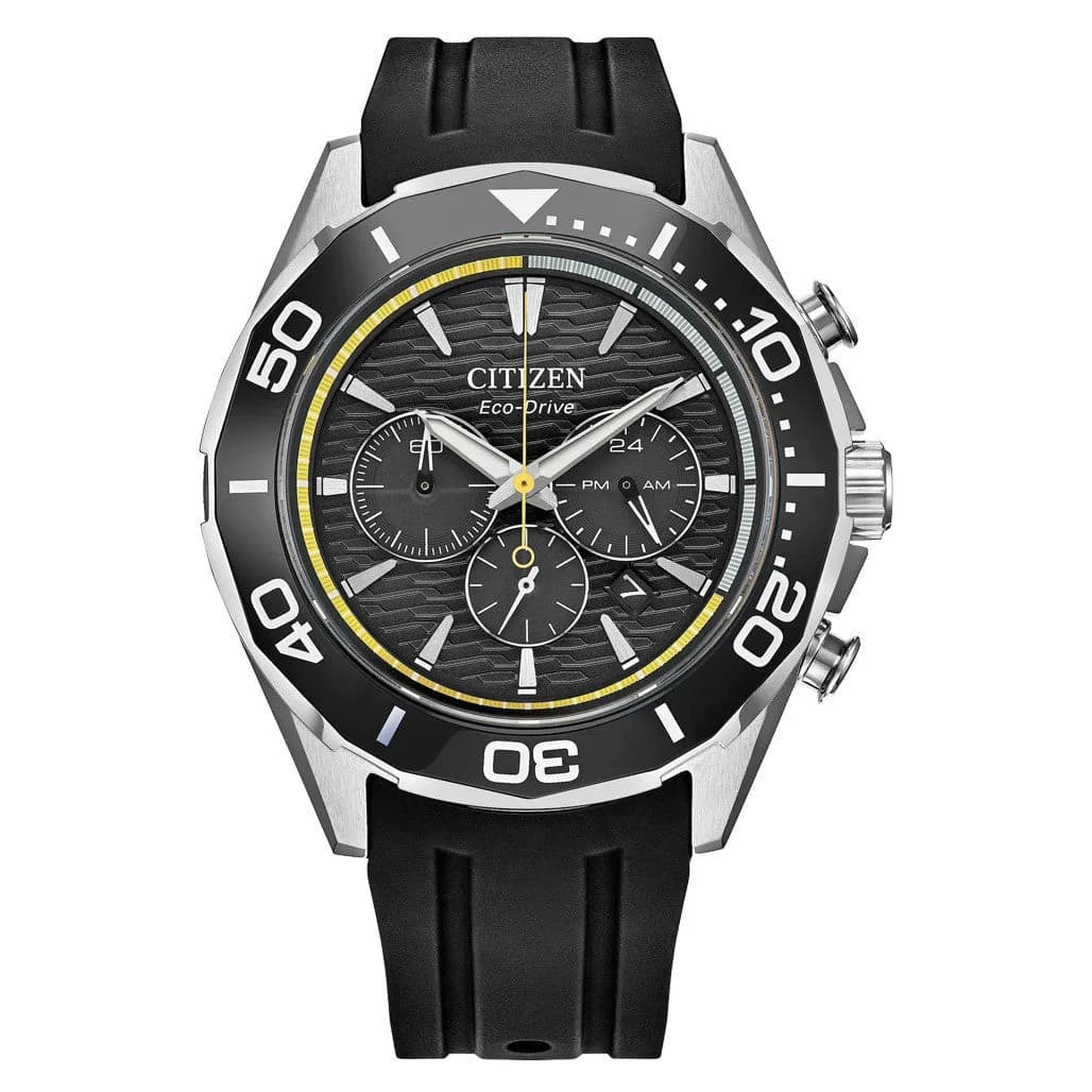Citizen Endeavor Eco-Drive Chronograph With Black Dial #CA4730-08E