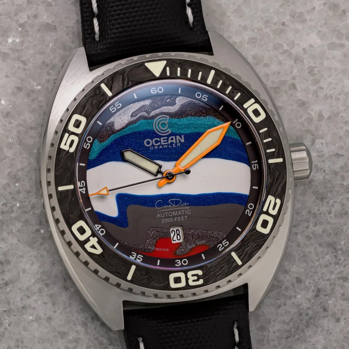 Ocean Crawler Core Diver - Fordite - Unique piece - Piston Power
