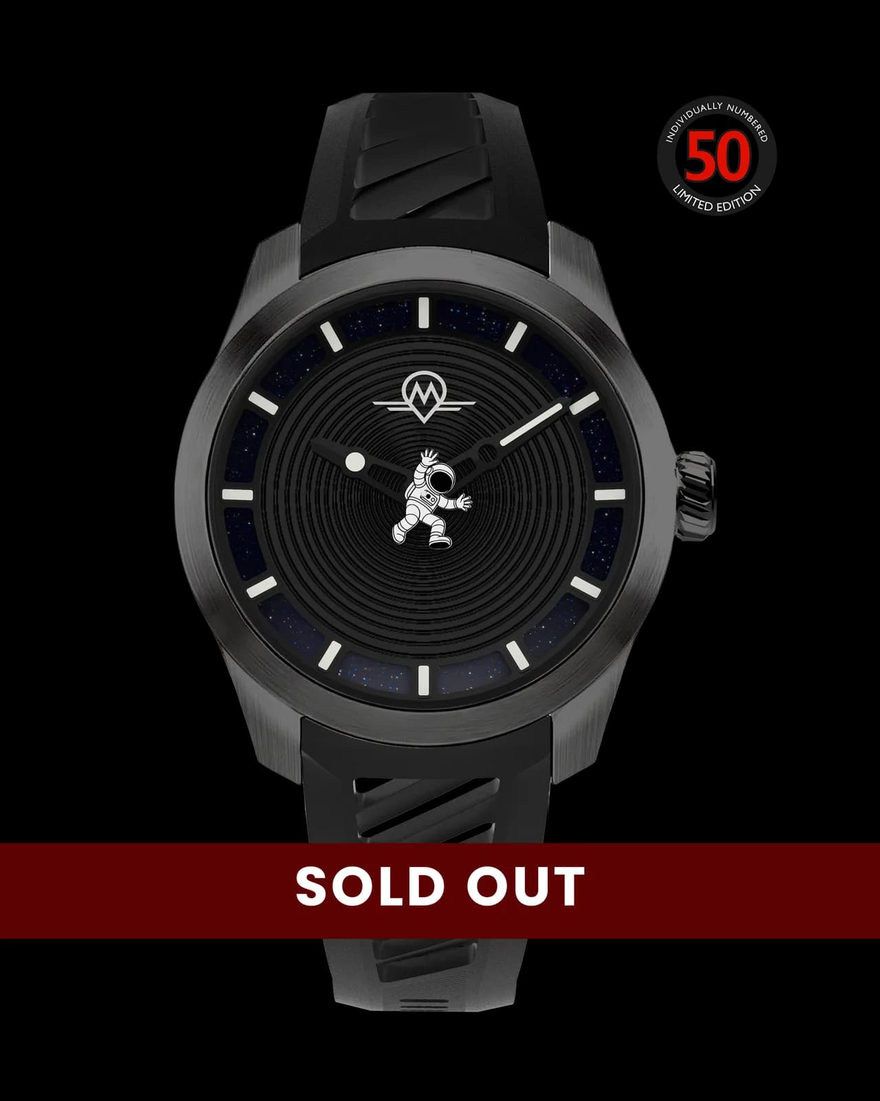 Monro Luna Adventure MLA-PNR Point Of NO Return, 9039 Automatic Watch, 39mm Epdm Rubber