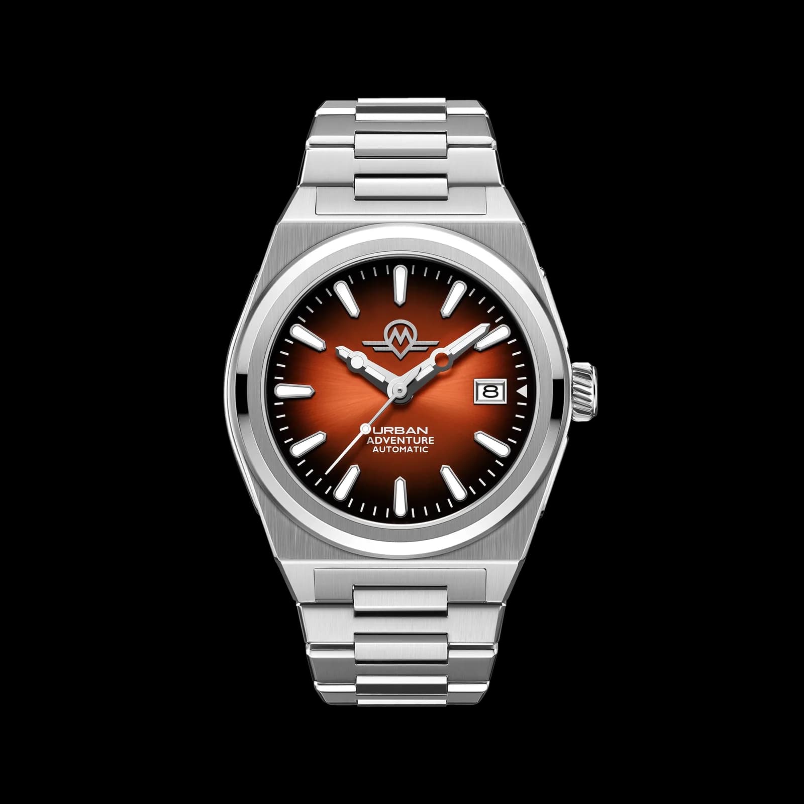 Monro Urban Adventure MUA-A4, Automatic, 40mm Stainless Steel, Orange Dial