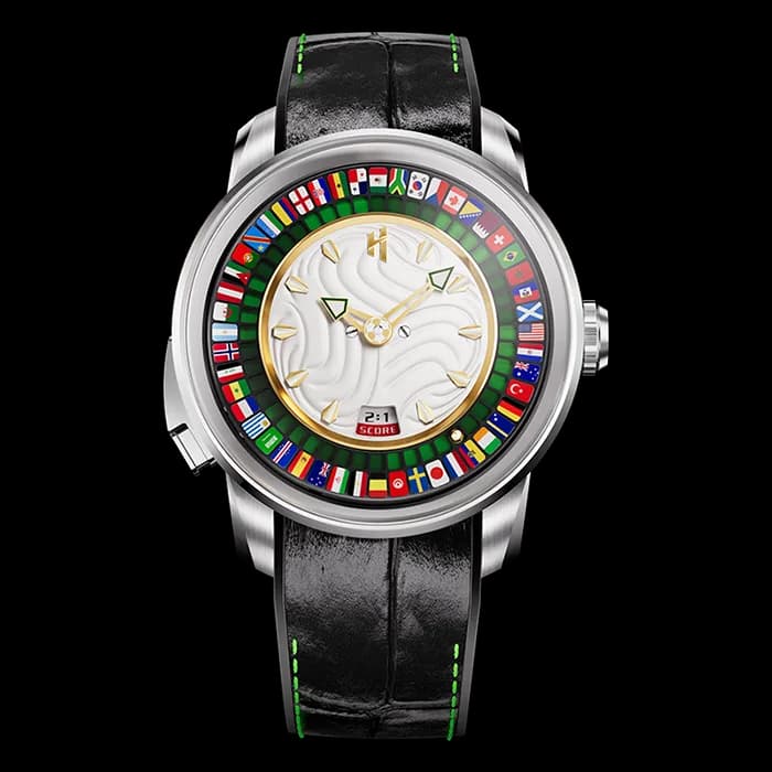 Sports Series Silver World Football Limited Edition Automatic Watch
