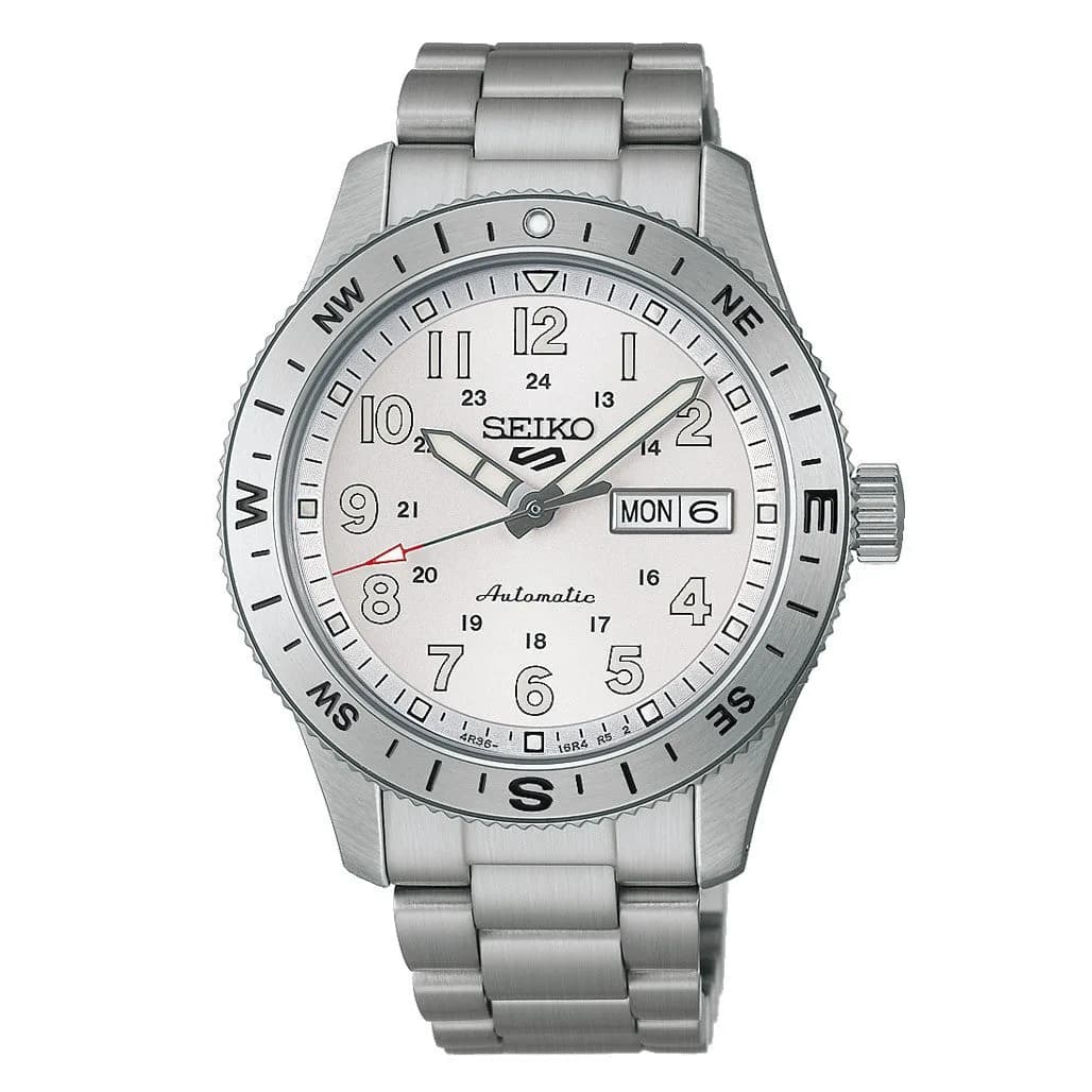 Seiko 5 Sports Field Series With Silver-White Dial #HDB007