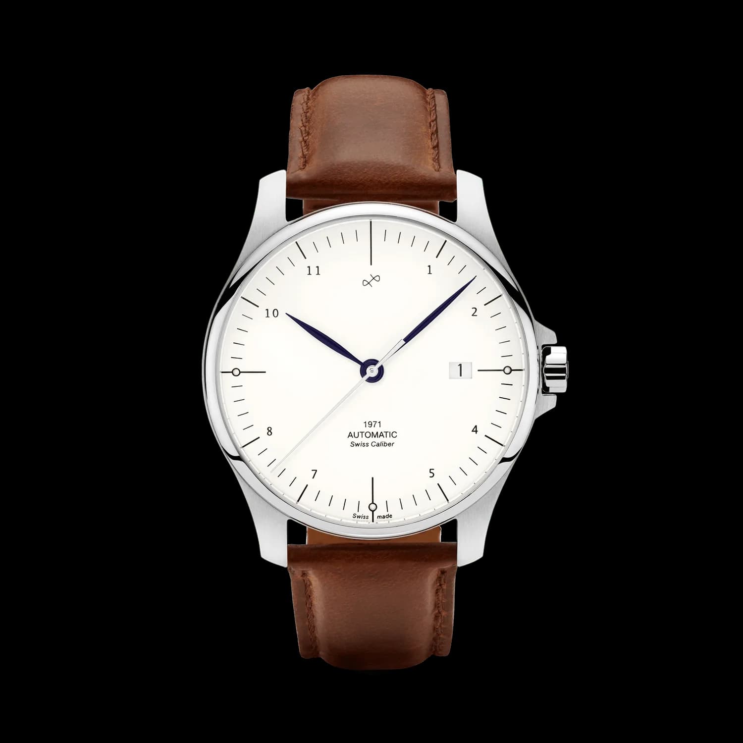 1971 Automatic, Steel / White - Swiss Made